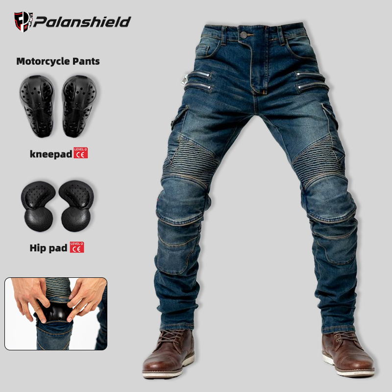 Motorcycle Gear Women Pants - New Double Zipper Metal Style Motocross