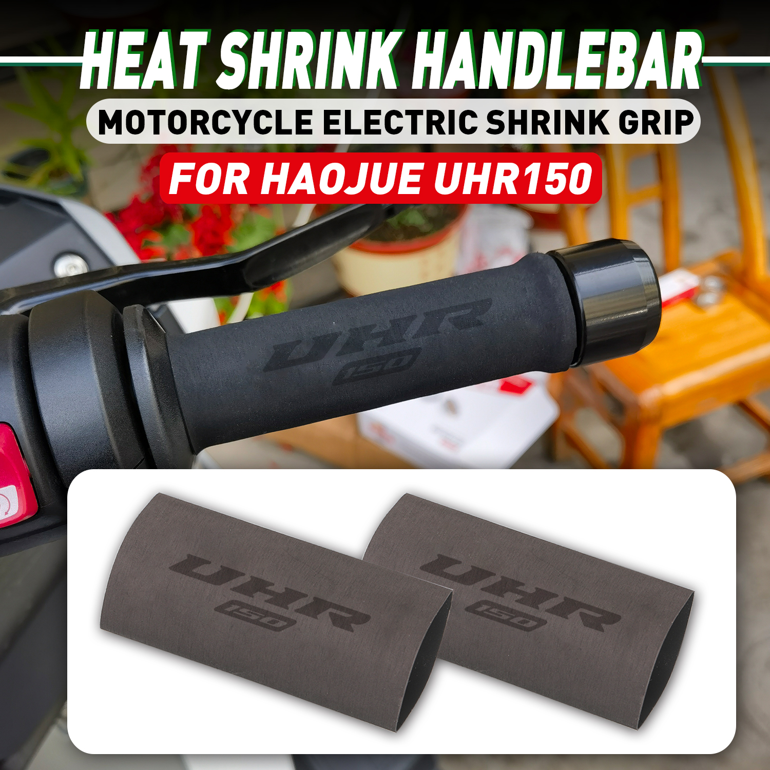 Handlebar Grip Heated - For HAOJUE UHR150 UHR125 Motorcycle No-slip