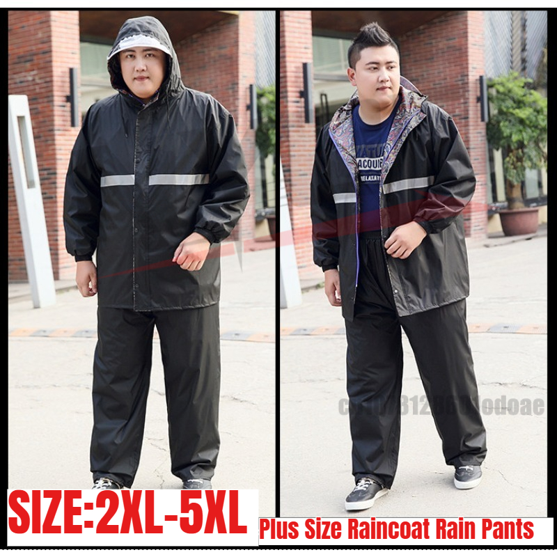Motorcycle Gear Rain - 140kg Oversize Motorcycle Rain Suit for