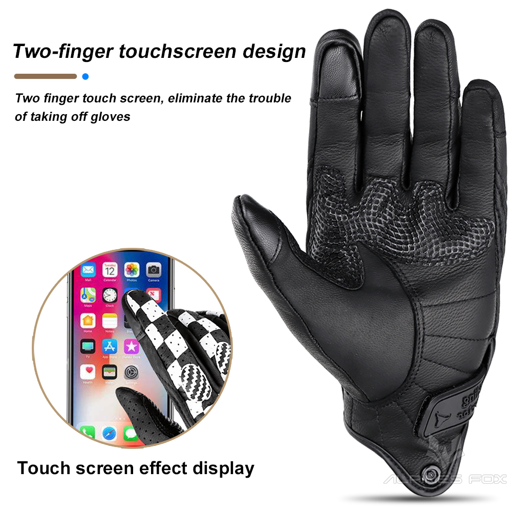Vintage Motorcycle Gloves Genu - مراجعة Motorcycle Gear Fox وسعره
