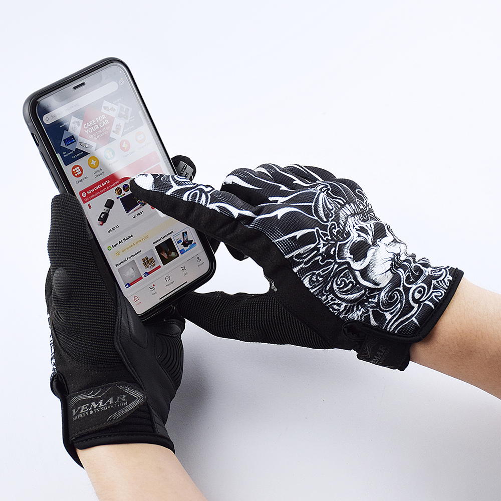 VEMAR Motorcycle Gloves Men Vi - مراجعة Motorcycle Gear Fox وسعره