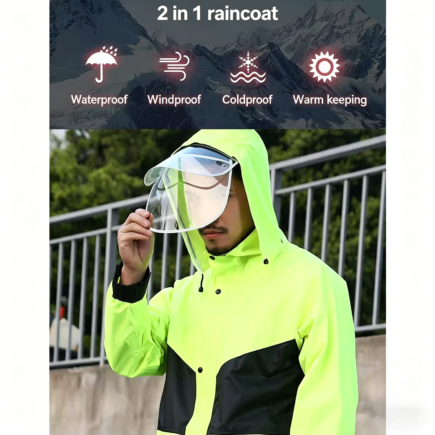 Motorcycle Raincoat Suits Men  - مراجعة Motorcycle Gear Rain وسعره