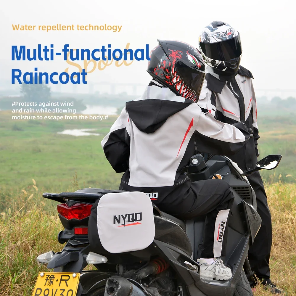 Men's and Women's Motorcycle R - مراجعة Motorcycle Gear Rain وسعره