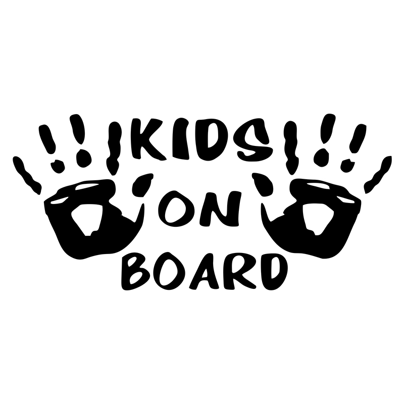 3D Car Sticker KIDS ON BOARD C - مراجعة Motorcycle Gear For Kids وسعره