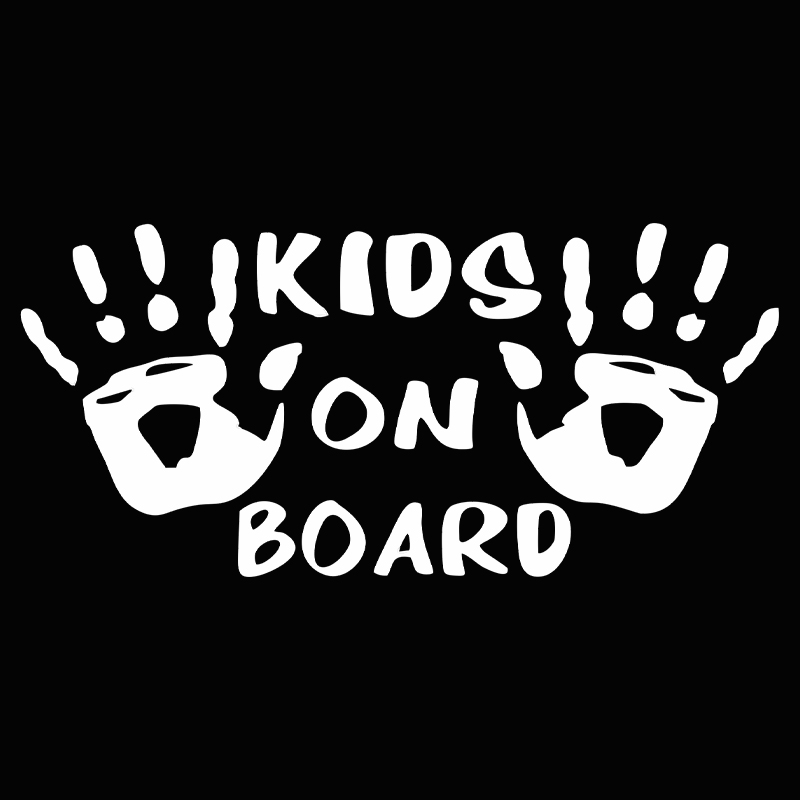 3D Car Sticker KIDS ON BOARD C - مراجعة Motorcycle Gear For Kids وسعره