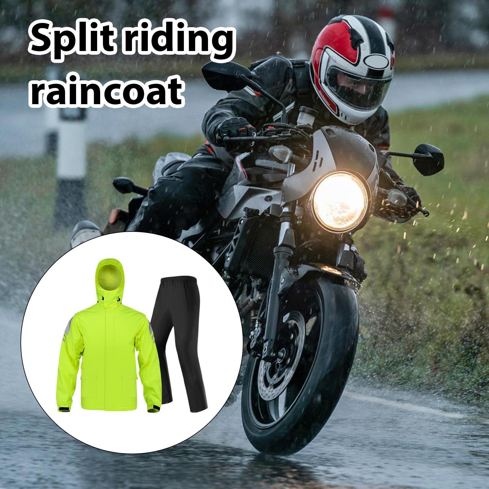 Waterproof Rain Suits for Men  - مراجعة Motorcycle Gear Rain وسعره