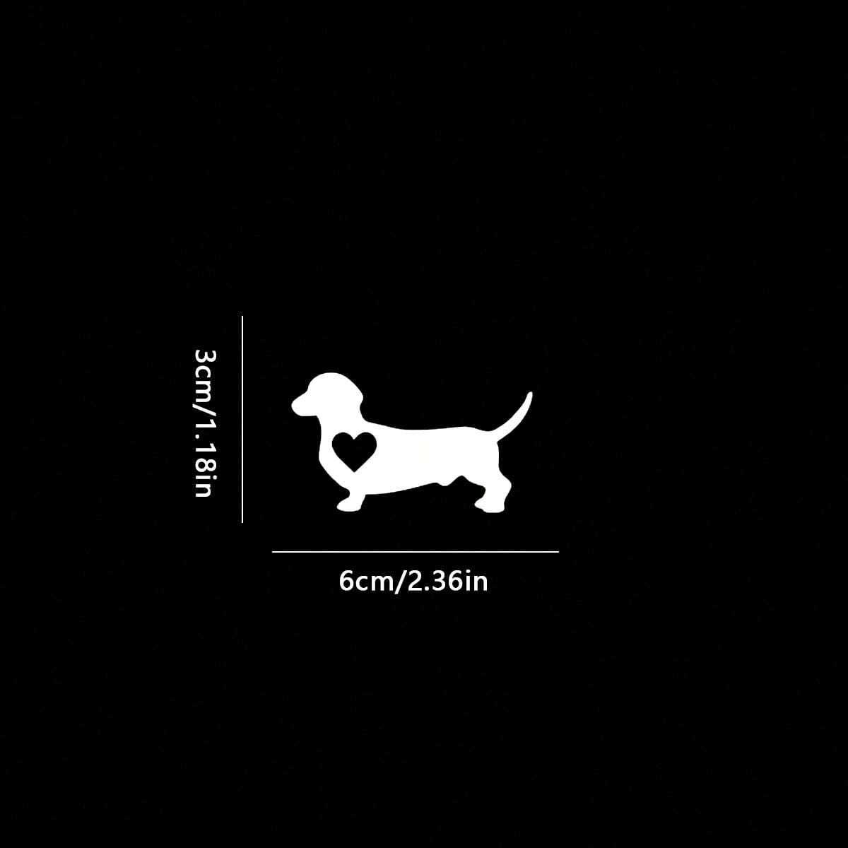 1 Pack Shape Dachshund Car Sti - مراجعة Motorcycle Gear For Dogs وسعره