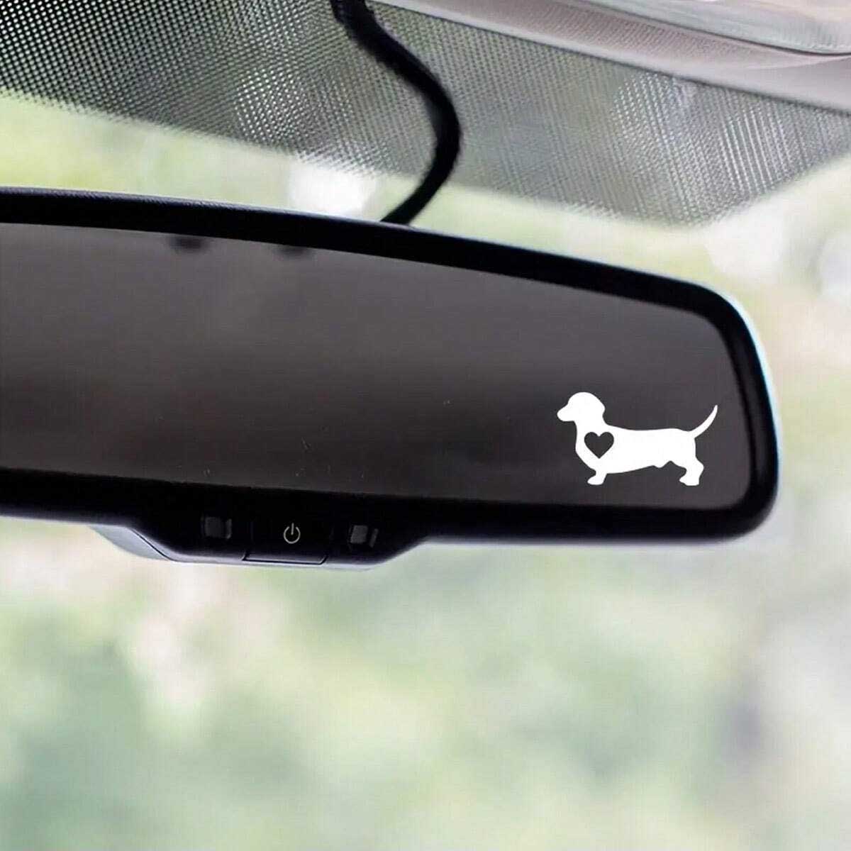 1 Pack Shape Dachshund Car Sti - مراجعة Motorcycle Gear For Dogs وسعره
