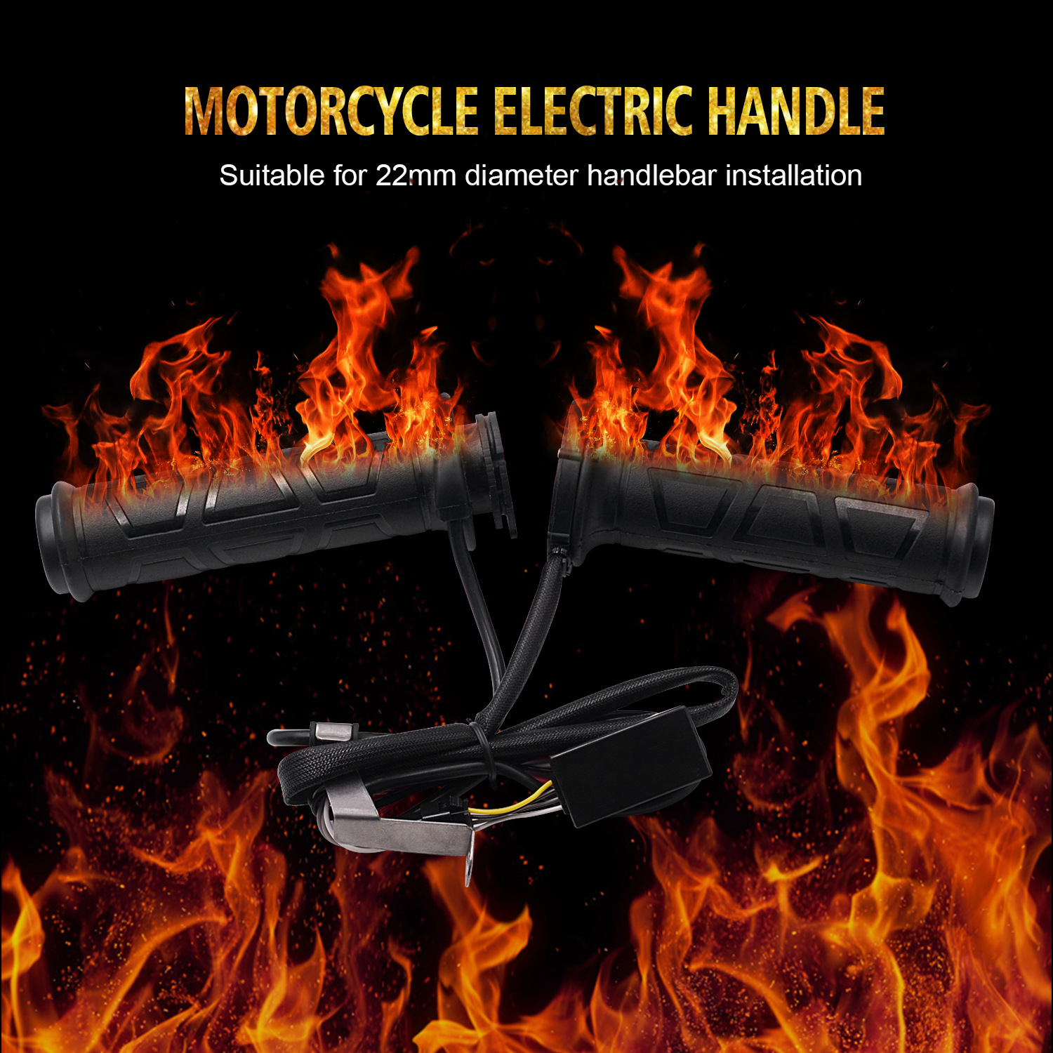 12V Motorcycle Heated Grips Ha - مراجعة Handlebar Grip Heated وسعره