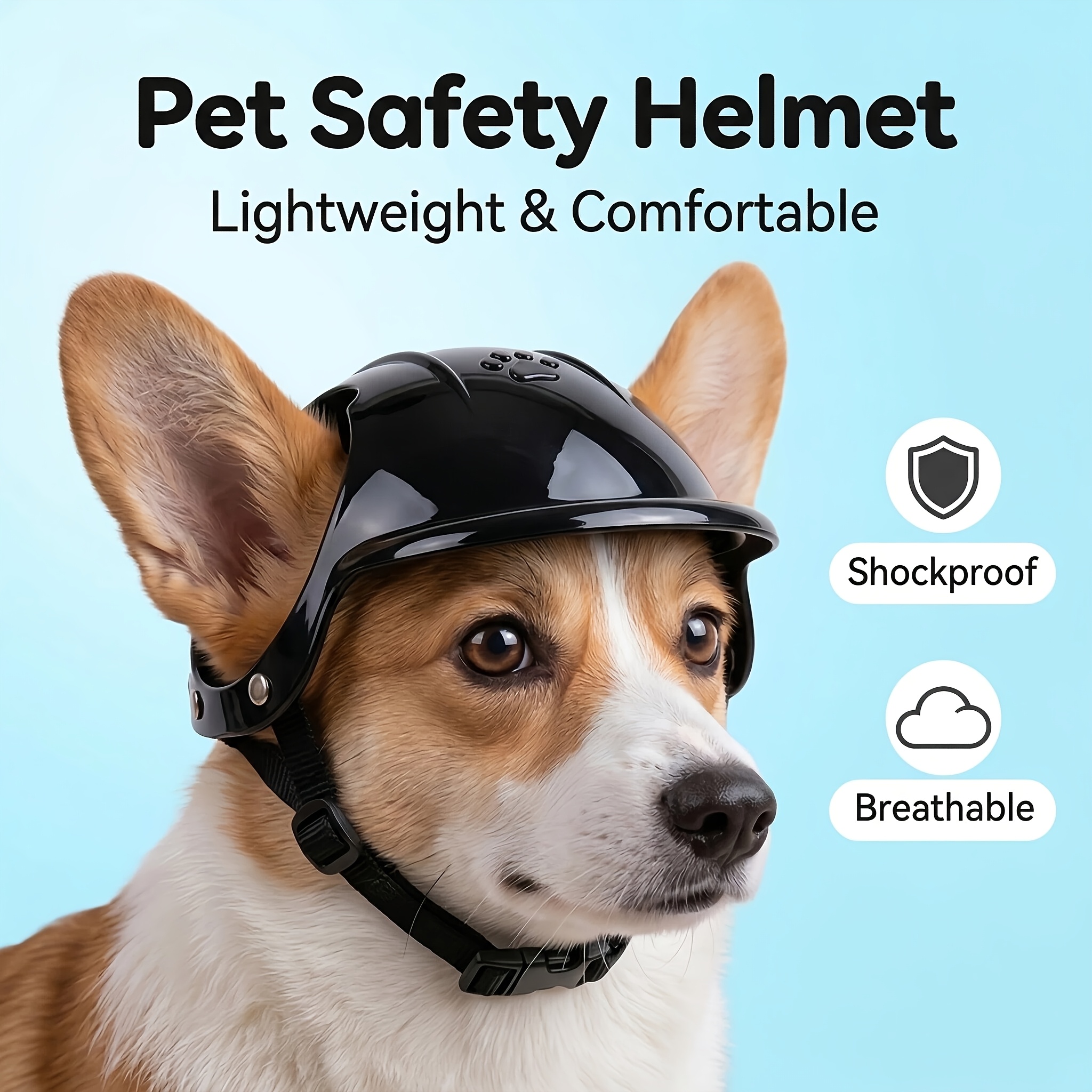 Pet Head Ears Helmet Hat, Moto - مراجعة Motorcycle Gear For Dogs وسعره