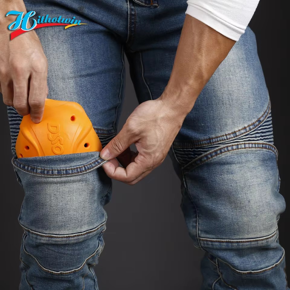 Motorcycle Jeans with Knee Hip - مراجعة Motorcycle Gear Women Pants وسعره