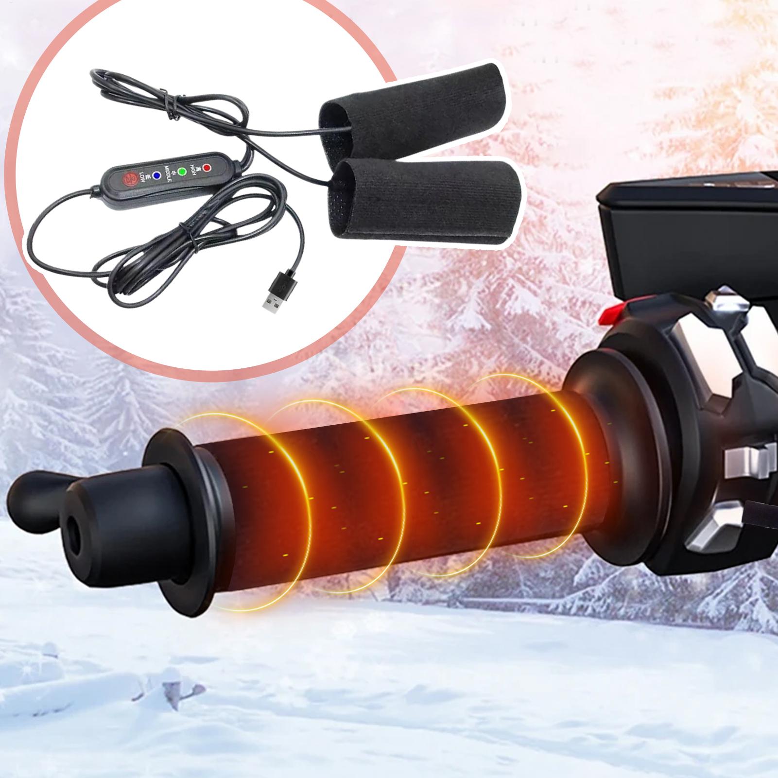 USB Heated Motorcycle Grips 3  - مراجعة Handlebar Grip Heated وسعره