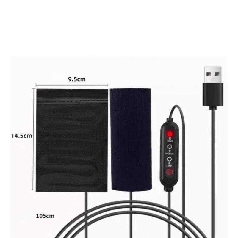 New 1 Set Fast Heating Non-Des - مراجعة Handlebar Grip Heated وسعره