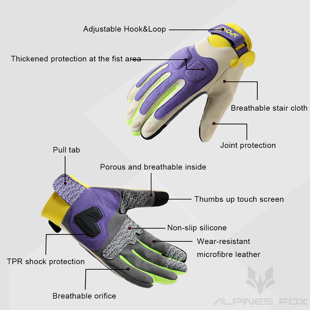 Summer Women Motorcycle Gloves - مراجعة Motorcycle Gear Fox وسعره