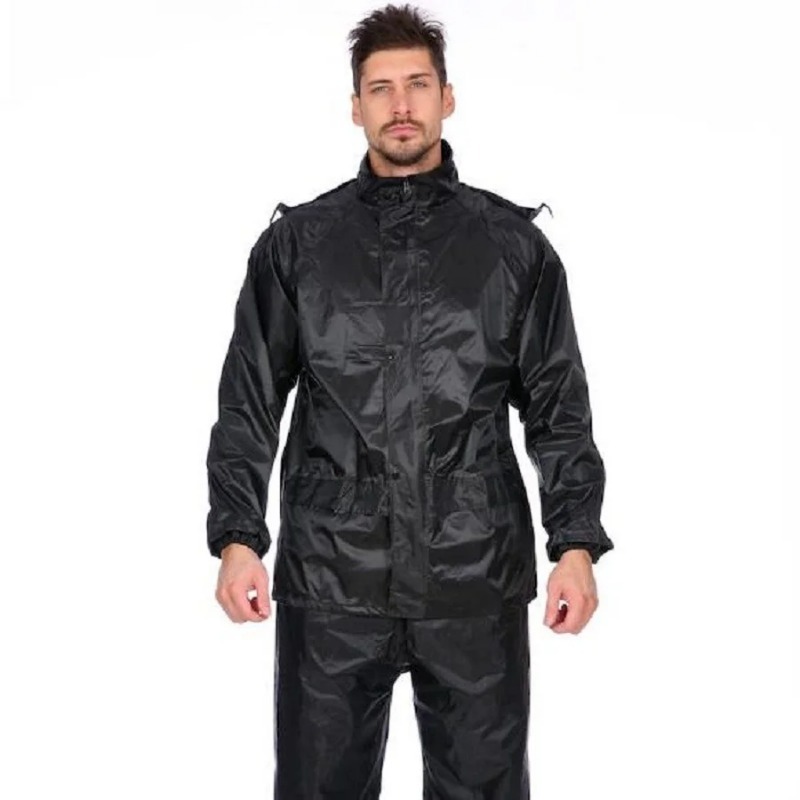 Black Motorcycle Black Adult R - مراجعة Motorcycle Gear Rain وسعره