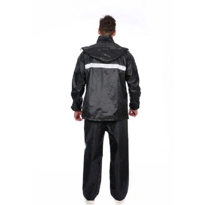 Black Motorcycle Black Adult R - مراجعة Motorcycle Gear Rain وسعره