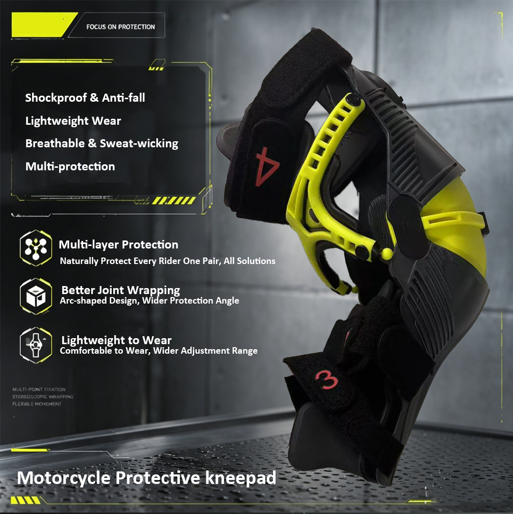 Adjustable Motocross Knee Guar - مراجعة Motorcycle Gear For Sale وسعره