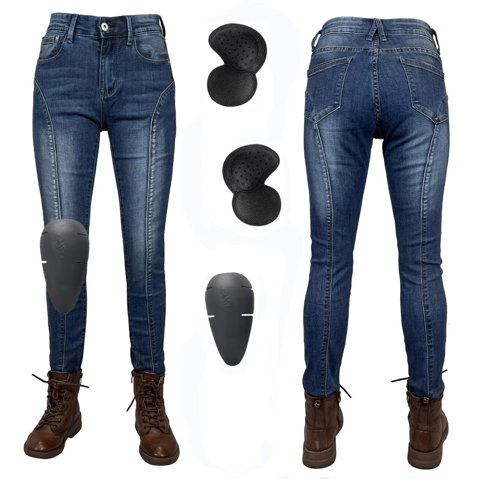Women Motorcycle Pants Blue Di - مراجعة Motorcycle Gear Women Pants وسعره