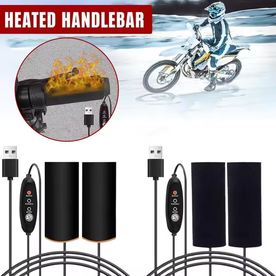 Motorcycle Heated Grips Handle - مراجعة Handlebar Grip Heated وسعره