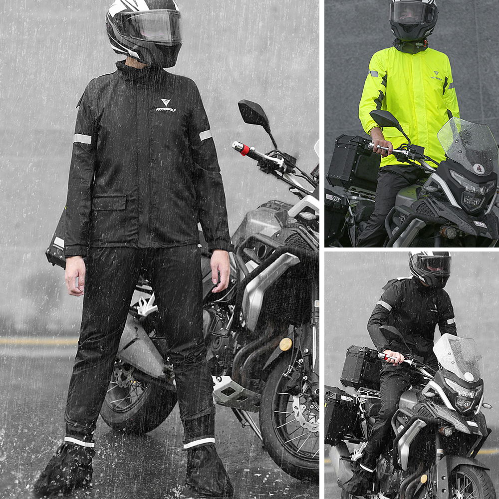 Men Motorcycle Rain Suit Outdo - مراجعة Motorcycle Gear Rain وسعره