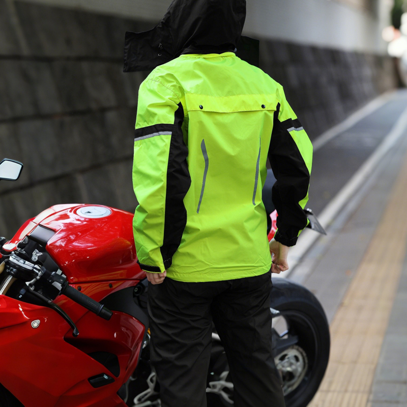 WOSAWE Motorcycle Raincoat Wat - مراجعة Motorcycle Gear Rain وسعره