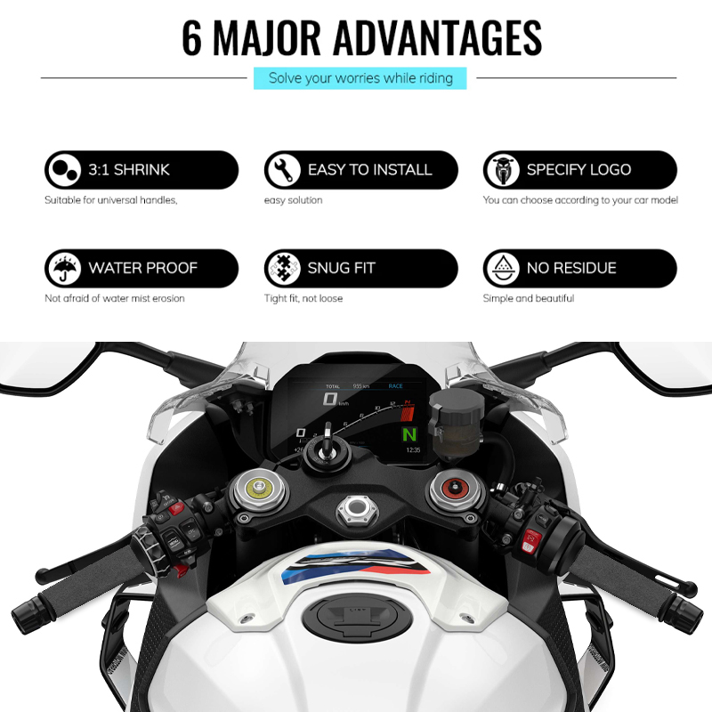 Motorcycle Heat Shrink Handleb - مراجعة Handlebar Grip Heated وسعره