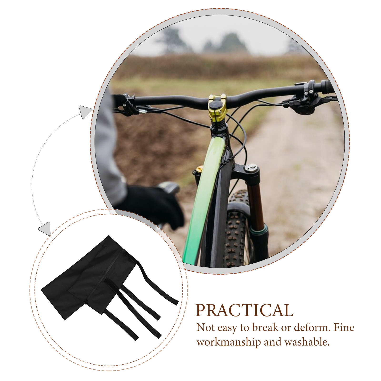 Electric Bicycle Handlebar Cov - مراجعة Motorcycle Gear Rain وسعره