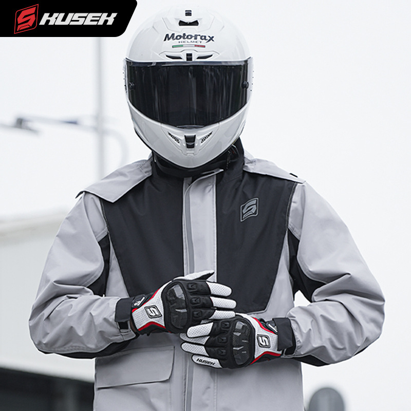 2-Piece Motorcycle Rain Suit f - مراجعة Motorcycle Gear Rain وسعره