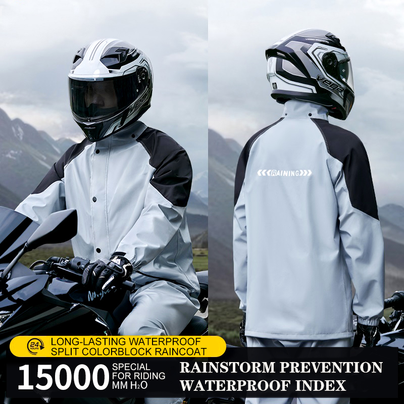 Men & Women Rain Suit Jackets  - مراجعة Motorcycle Gear Rain وسعره