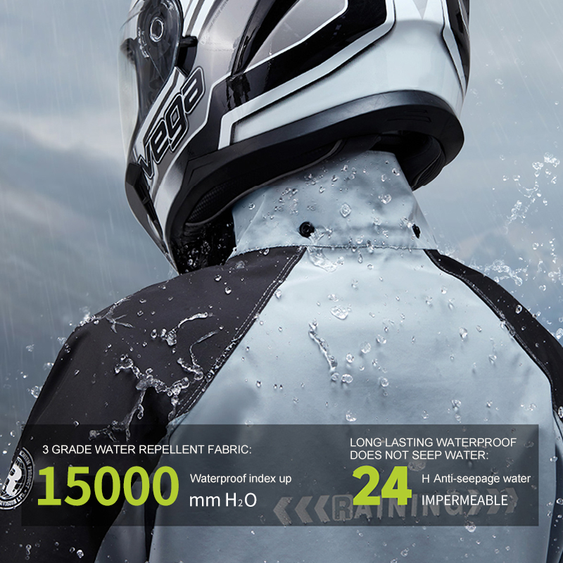 Men & Women Rain Suit Jackets  - مراجعة Motorcycle Gear Rain وسعره