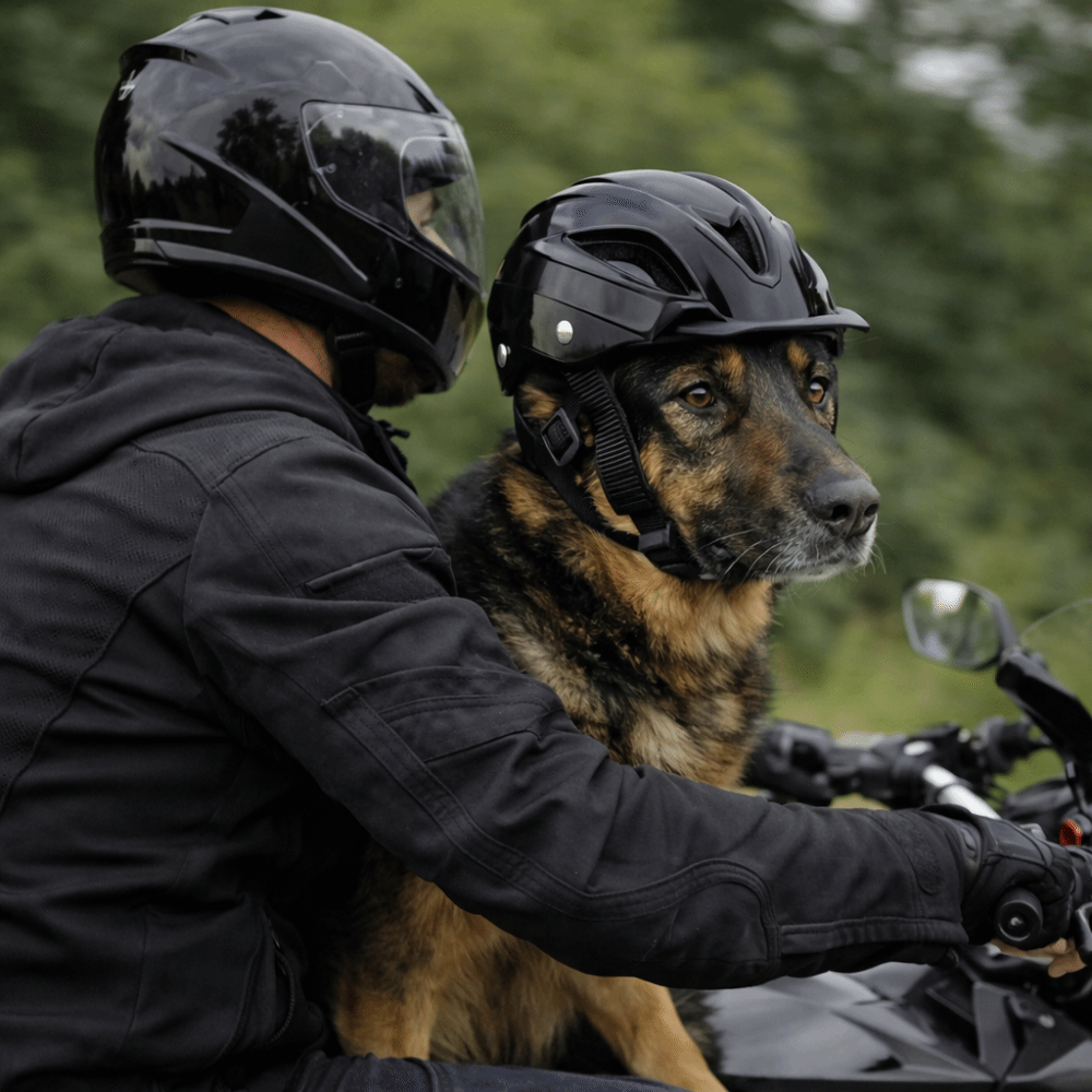 Pet Headgear Adjustable Dog He - مراجعة Motorcycle Gear For Dogs وسعره