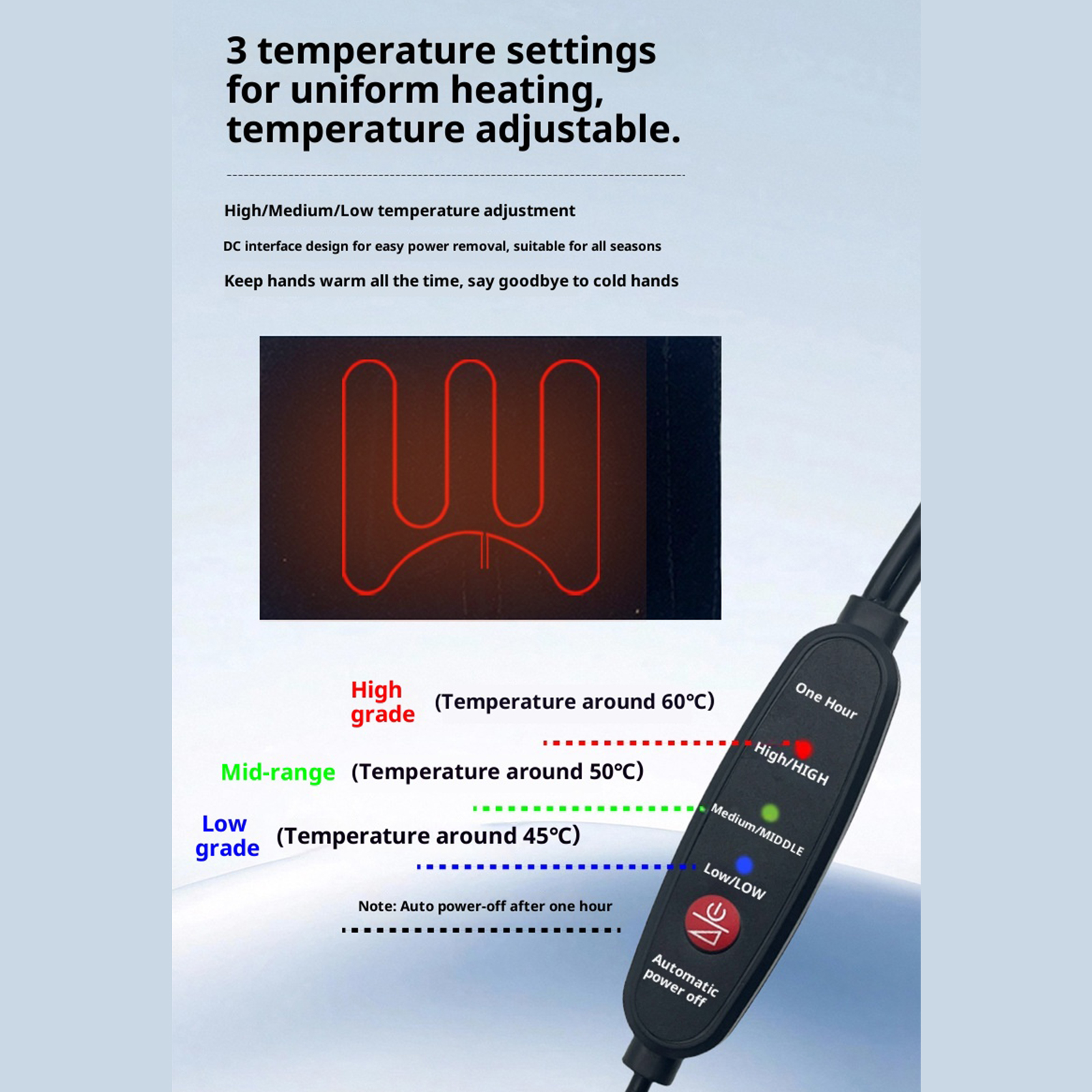 5V Heated Handlebar Grip USB E - مراجعة Handlebar Grip Heated وسعره