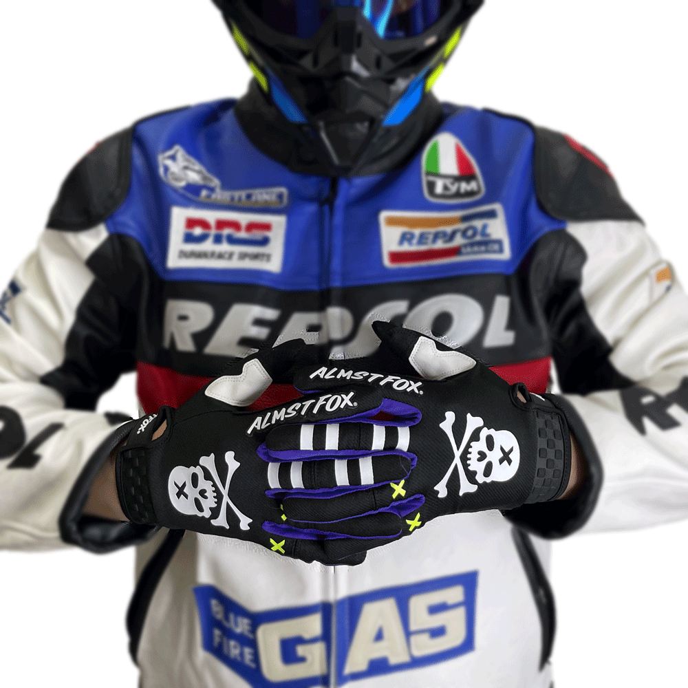 Almst Fox Skull Motorcycle Glo - مراجعة Motorcycle Gear Fox وسعره