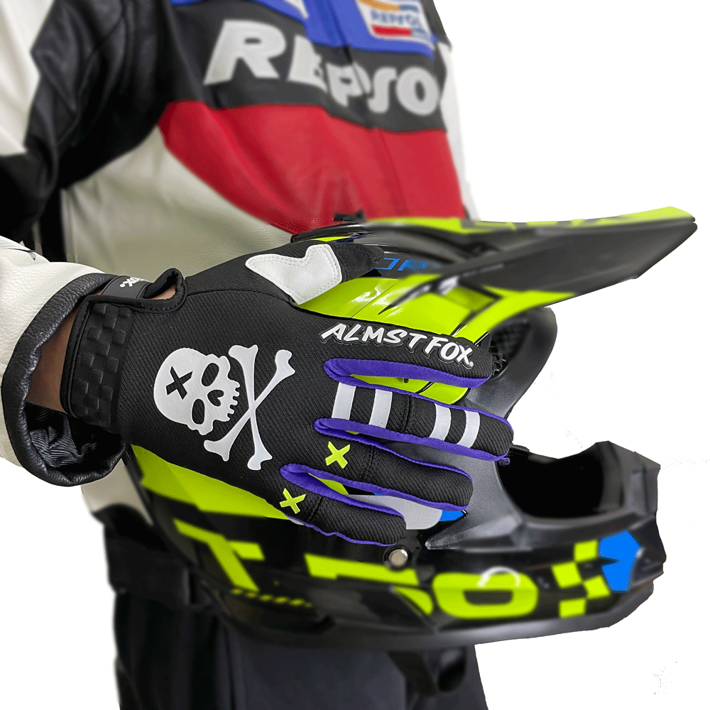 Almst Fox Skull Motorcycle Glo - مراجعة Motorcycle Gear Fox وسعره