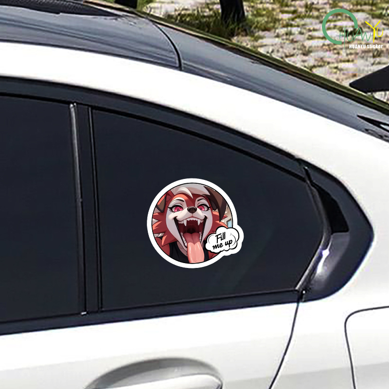 Car sticker fox dog head perso - مراجعة Motorcycle Gear For Dogs وسعره