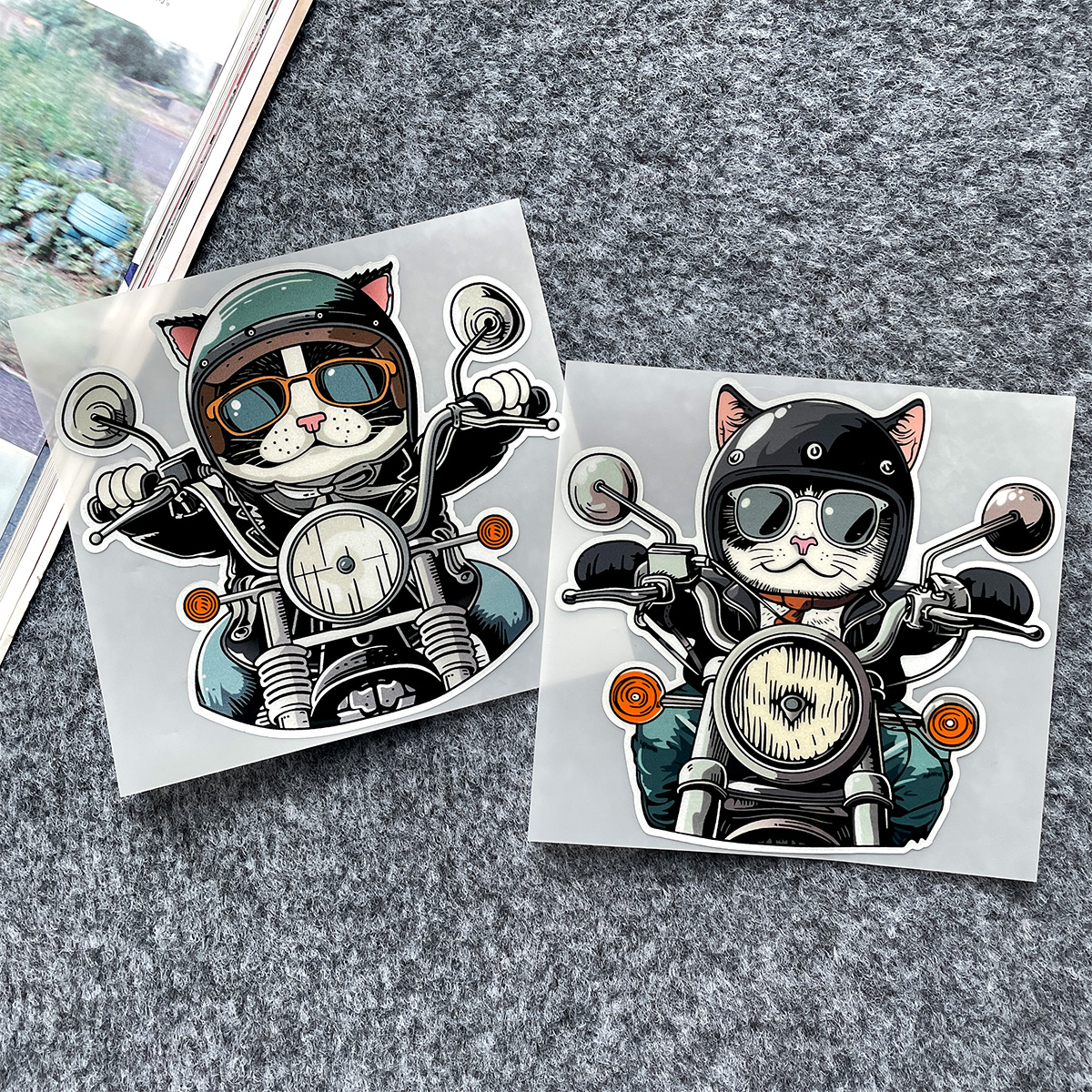 Retro Eagle/Cat/Dog Sticker Re - مراجعة Motorcycle Gear For Dogs وسعره